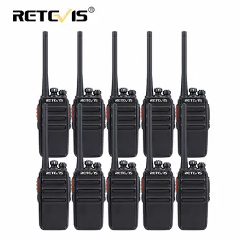 

Retevis RT24 PMR Walkie Talkie 10pcs UHF Portable Walkie-Talkie PMR446 Radio Station VOX License-free Transceiver Comunicador