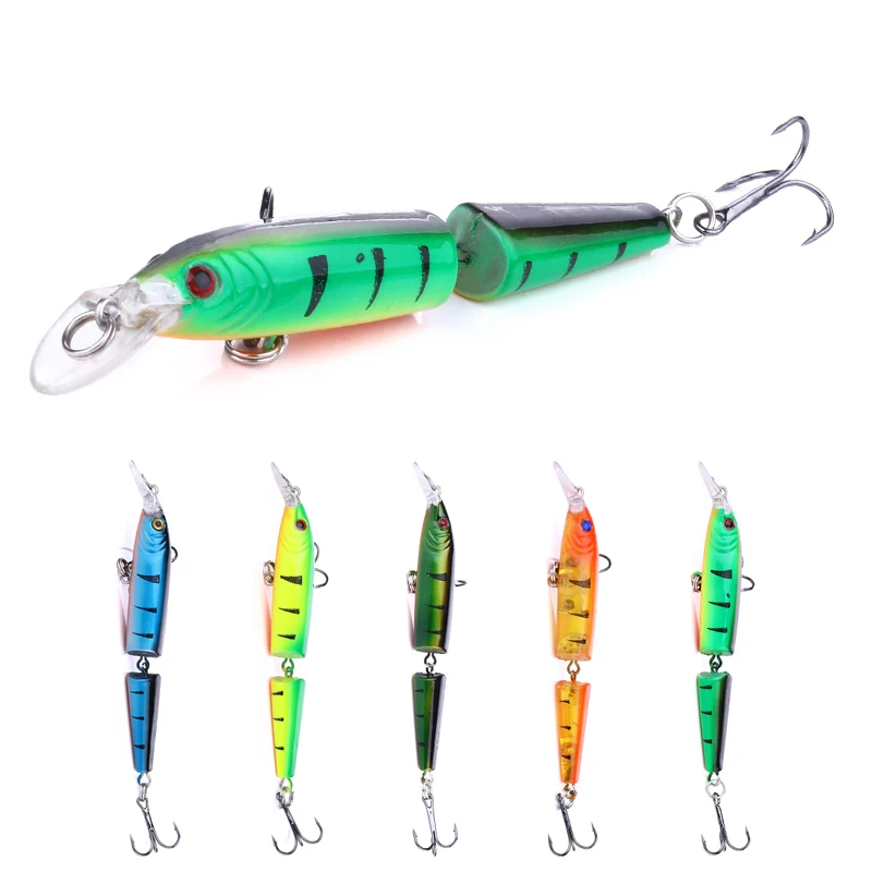 

ThunderShower Jointed Fishing Lure 10.5cm 9.5g Minnow Hard Bait Artificial Fishing Wobblers Plastic Fish pesca Fishing Tackle