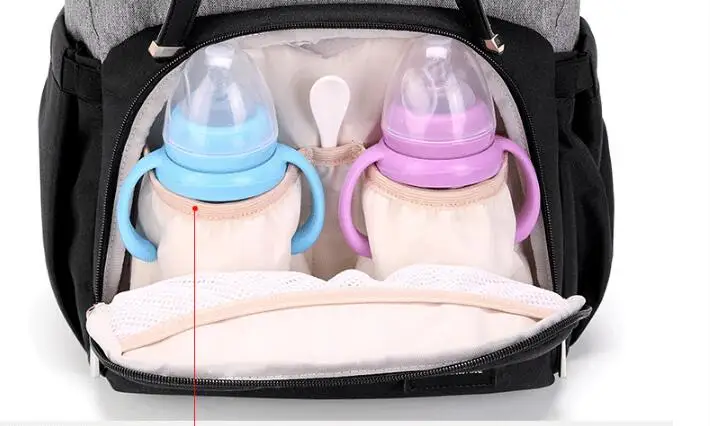 upgraded Double shoulder Mummy bag multi-function large capacity mother travel bag ,Nappy bags