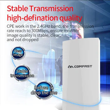 

COMFAST CF-E130N High Power WiFi Outdoor CPE Wireless Bridge Access Extender UK#