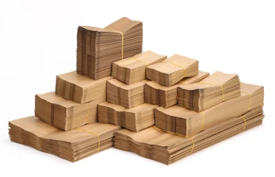 Бумага мешок коричневый пакет из крафт-бумаги сумка подарочные пакеты для