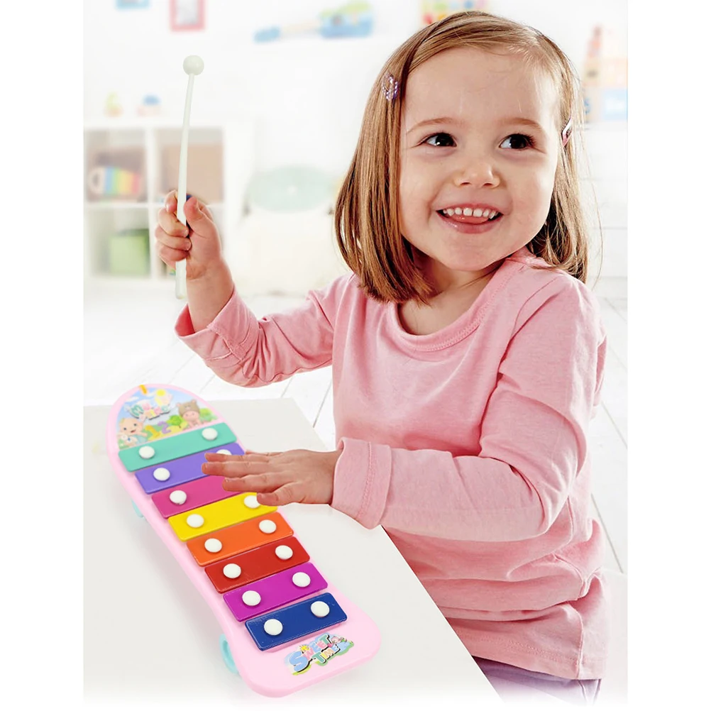 Baby Eight Tone Piano Musical Toy Hand Knocking Piano Early Educational Developmental Toys For Kids Baby Musical Toy Knock#20