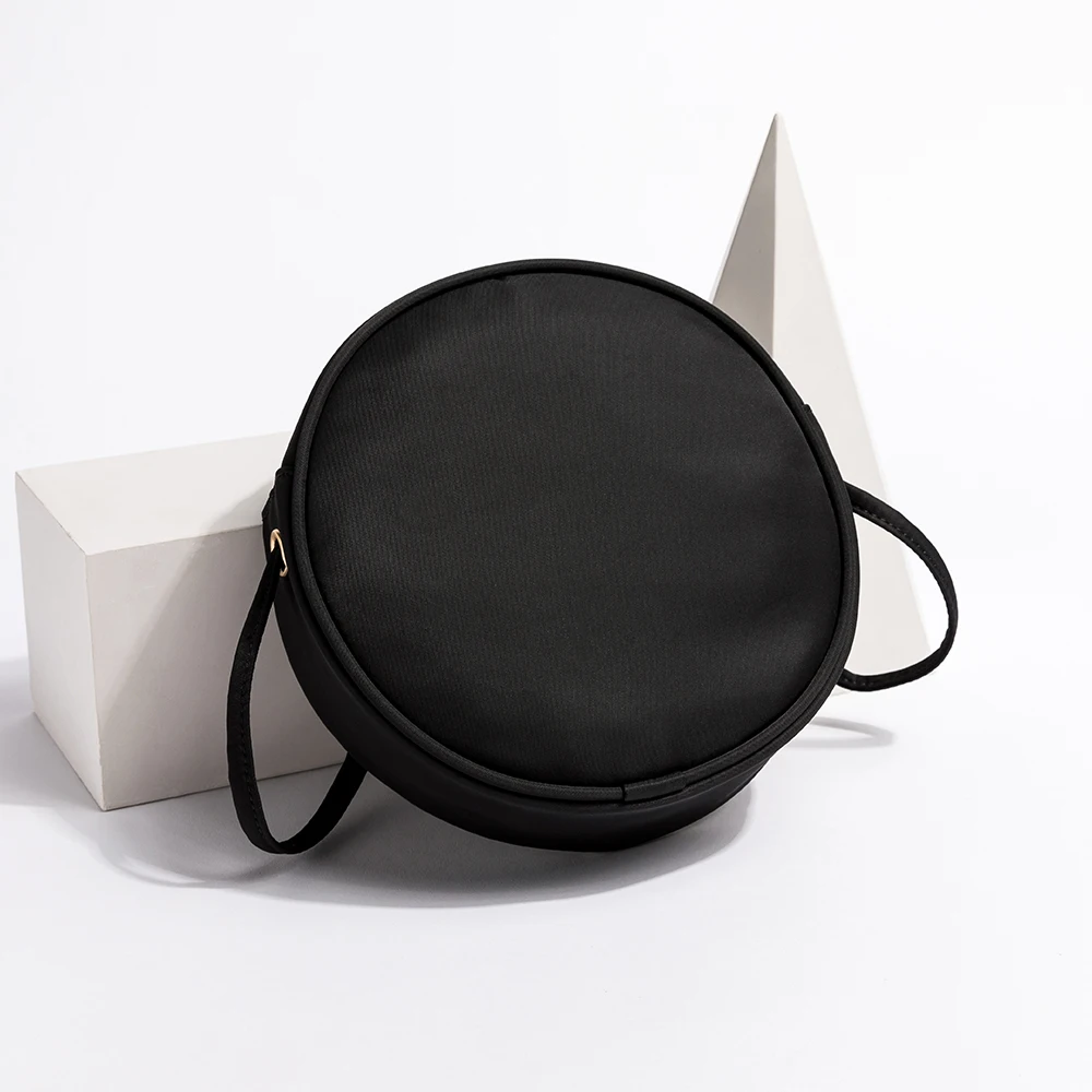 Oxford canvas small round bag 1