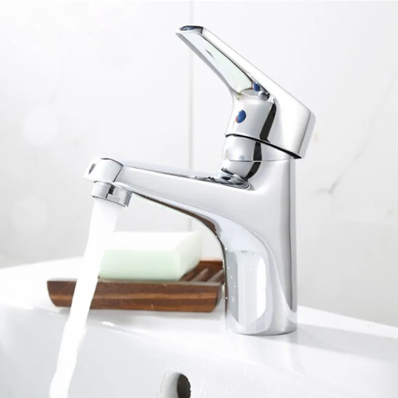 

Manufacturers Direct Selling Basin Faucet Copper Mingjia Single Bore Hot And Cold Mixing Water Bathroom Cabinet Sanitary Ware Le