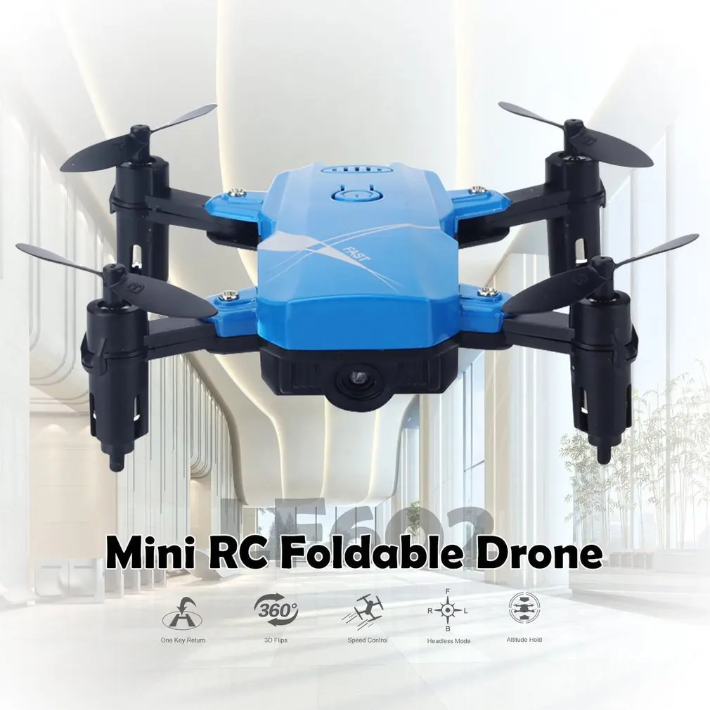 LF602 Мини RC 2,4G складной RC Квадрокоптер с удержанием высоты один ключ возврат Безголовый режим 3D флипы подарок