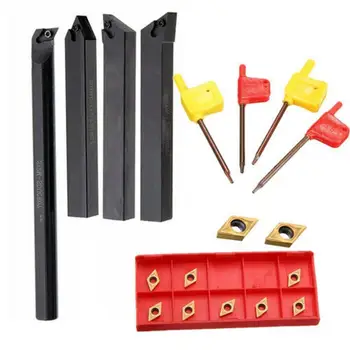 

18x Inserts Wrenches Boring Bar Lathe Holder Metalworking Turning Tool Durable