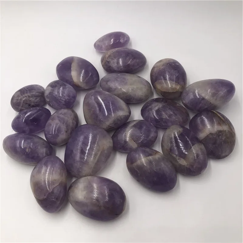 

50g Natural Large Piece Dream Amethyst Polished Gravel Specimen natural stones and minerals happy fish tank stone