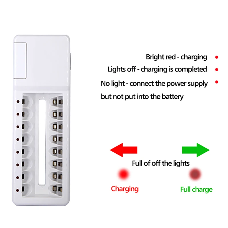 Новинка 8 Лот быстрое зарядное устройство 2 Usb разъем для батареи зарядное устройство для Ni-Cd Ni-MH Aa Aaa аккумуляторные батареи(Eu Plug