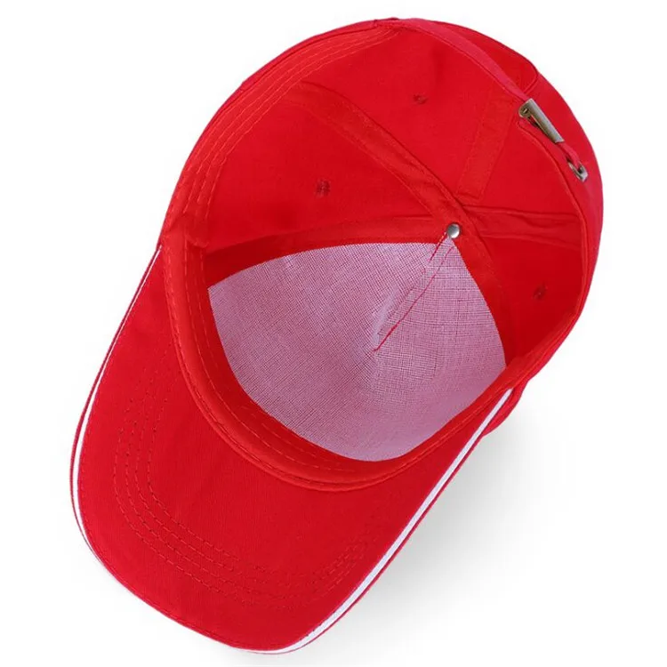 New 1pc custom logo embroidery baseball caps Unisex casual cotton trucker cap Adjustable dad hats DIY logo snapback hats gorros 6