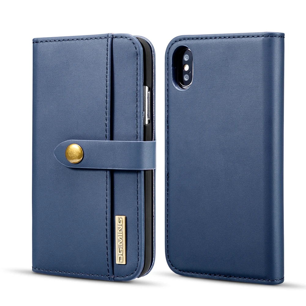 XYP Leather Card Holder Phone Cases For iPhone X XR XS Max 8 Plus 7 Plus 6S Plus 6 Plus 6s Slim Hybrid Hard Platic Phone Cover