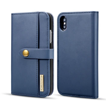 

XYP Leather Card Holder Phone Cases For iPhone X XR XS Max 8 Plus 7 Plus 6S Plus 6 Plus 6s Slim Hybrid Hard Platic Phone Cover