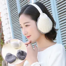 New Fashion Winter Warm Knitted Earmuffs Ear Warmer Fashion Women Girls Ear Muffs Earlap Casual Earmuffs Winter Accessories