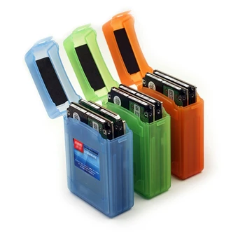 

Anti-static Disk Storage Box 2.5" Hard Case HDDShockproof Dust-proof Non-slip Hard Drive Case Plastic Battery Box