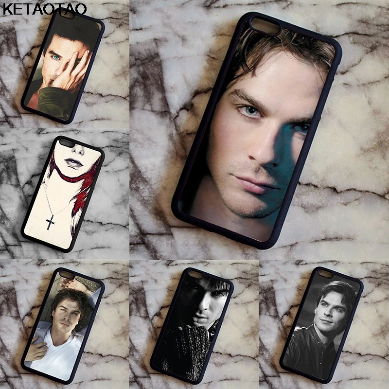 KETAOTAO Дневники вампира Деймон чехол для телефона s для iPhone 4S 5S 6S 7 8 Plus X XS XR 11 Pro для samsung чехол из мягкого ТПУ резины силикона