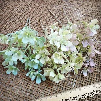 

30Pcs/Lot Fake Short Stem Gypsophila 7.09" Length Simulation Plastic Greenery for Home Wedding Decorative Artificial Plants