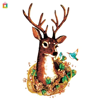

BeautyBigBang Cute Milu Deer Waterproof Temporary Tattoo Sticker for Men and Women