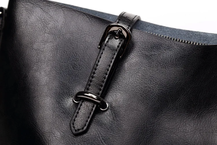 GO-LUCK, брендовая сумка из натуральной кожи с верхней ручкой, женская сумка через плечо, женские сумки-мессенджеры из воловьей кожи для покупок