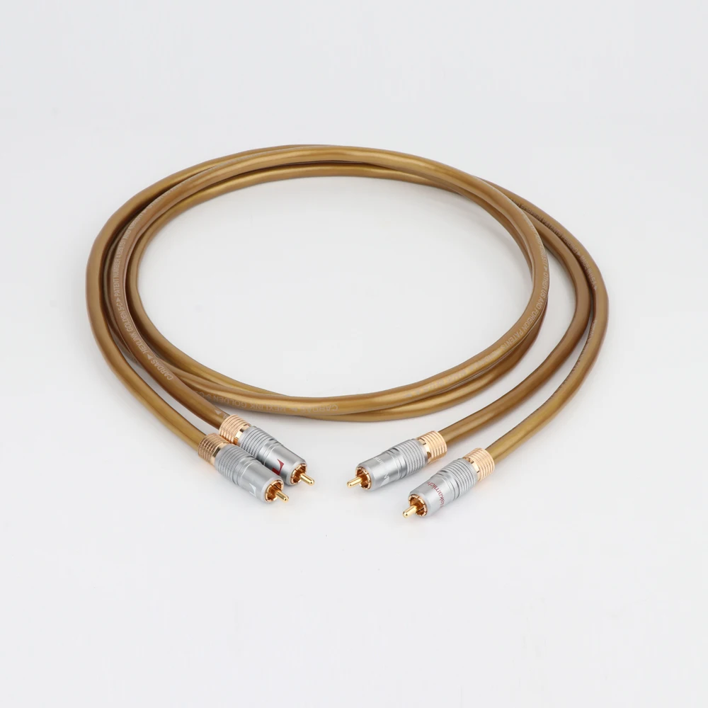 Аудиокабели Hifi Cardas усилитель аудиокабеля HEXLINK GOLDEN 5C CD DVD плеер динамик кабель RCA