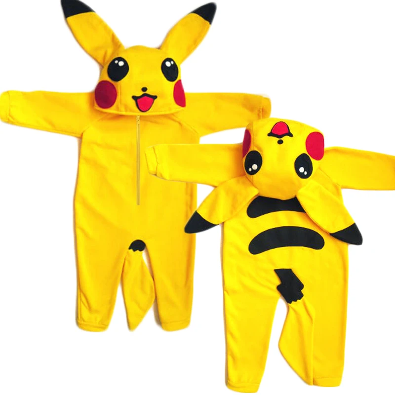 Pikachu/Детская Пижама в виде единорога с покемонами; детская пижама для костюмированной вечеринки; ночное белье цельное платье для Хэллоуина; комбинезон