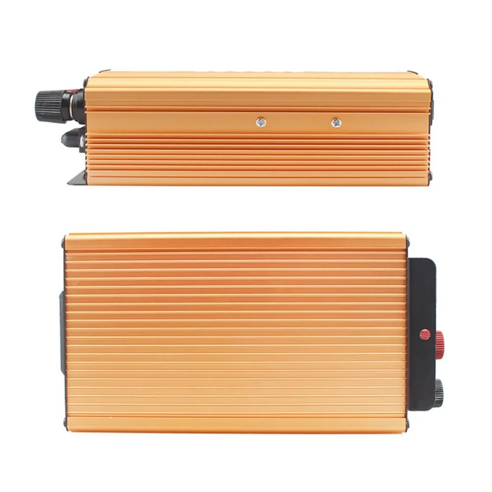 Автомобильный солнечный инвертор постоянного тока 12 В 24 в 48 В переменного тока 220 В 500 Вт Автомобильный Инвертор преобразователь напряжения с USB светодиодный дисплей