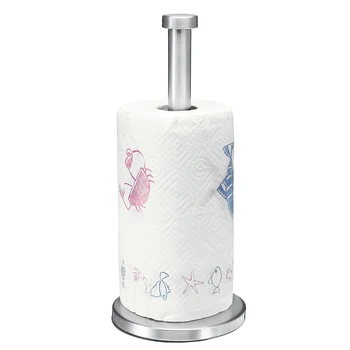 

Stainless Steel Kitchen Roll Paper Towel Holder Bathroom Tissue Stand Napkins Rack Home Kitchen Storage Accessories Hardware