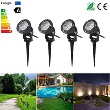 7W светодиодный свет в саду, патио, светильник для дорожки, лампа с шипами, водонепроницаемая, теплая, белая, AC 85-265 V, долговечное использование