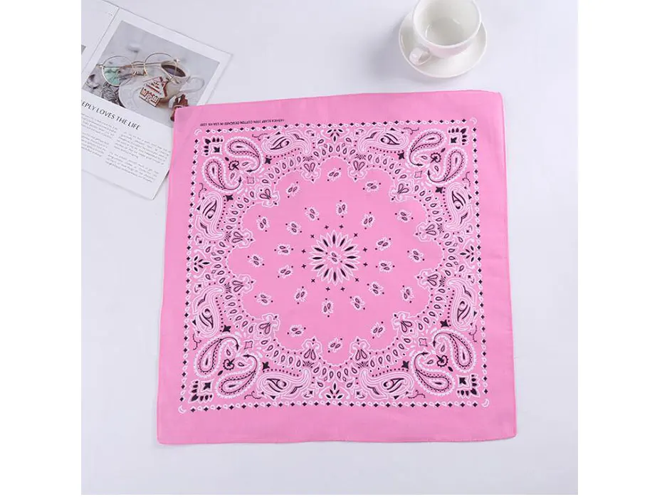 Vintage Bohemia Style Bandana Square Scarf Headband For Women Men Face Mask Cross Turban Bandanas Hair Tie Headscarf Headwear ladies headbands for short hair