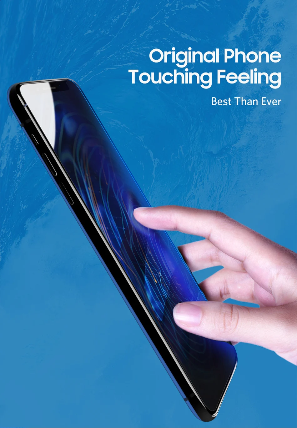 Benks 0.3mm Full Cover Tempered Glass For iPhone XS 5.8'' XS MAX 6.5'' XR 6.1 HD Screen Protector Anti Blu Ray Glass Front Film (3)