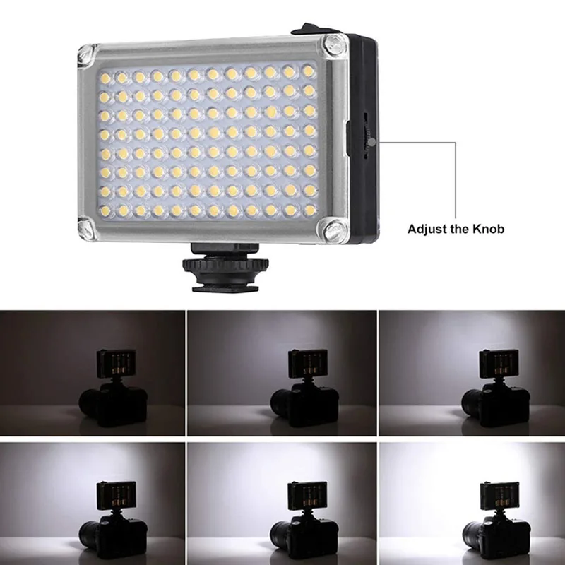 

Mini LED DSLR Camera Fill Light 5400k/3200k Easy Installation Camera Fill Light GV99