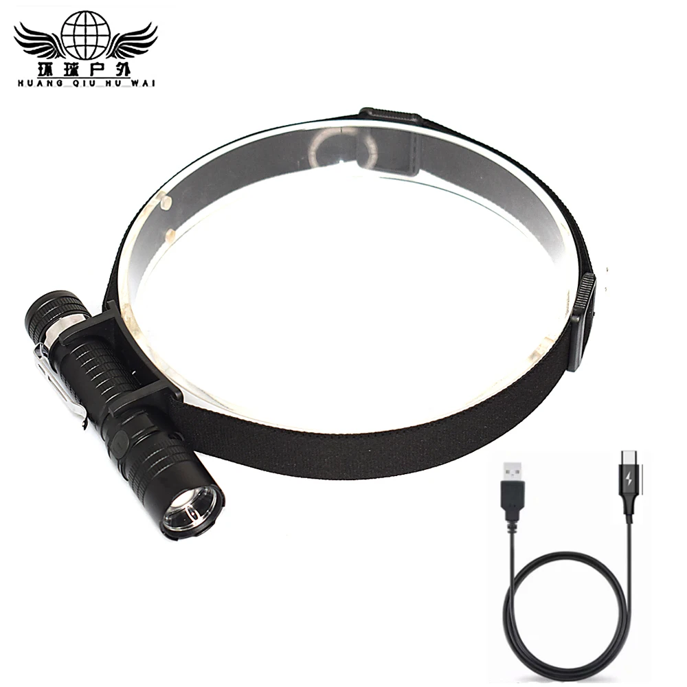 

Head-mounted multi-function super bright waterproof flashlight Mini flashlight low light work maintenance light The new torch