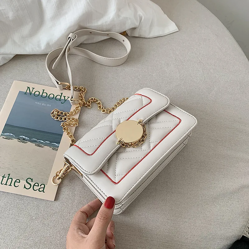 

Women's small bag 2019 summer new Korean version of the wild chain small square bag fashion shoulder Messenger bag
