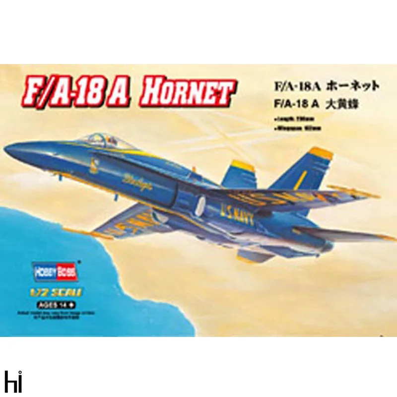 Hobbyboss 80268 1:72 F/A-18A Hornet Fighter Plane Airplane Aircraft Display Toy Plastic Assembly Model Kit | Игрушки и хобби