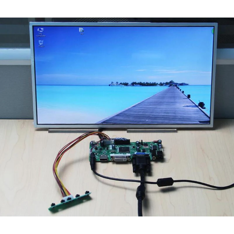 Latumab комплект для LP173WD1(TL)(A1) HDMI+ DVI+ VGA ЖК-дисплей светодиодный LVDS контроллер плата драйверная ЖК-дисплей контроллер