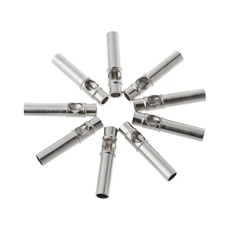 

10Pcs Insulated Shrouded Safety 4MM Banana Jack Socket Solder Plug Connector