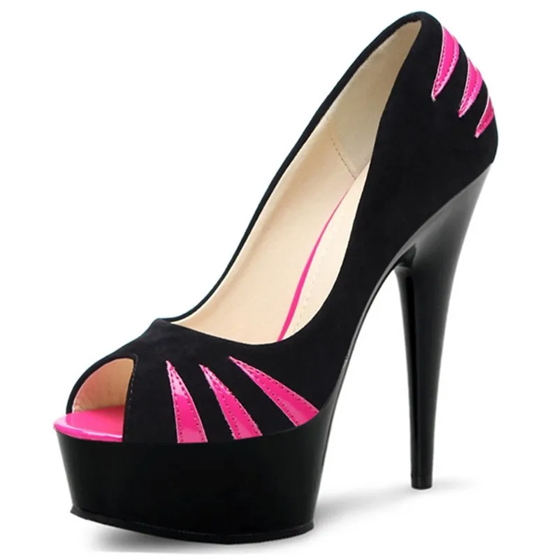 

15 centimeters, high heels, model parties, pole dancing at the club. For performance, dancing shoes