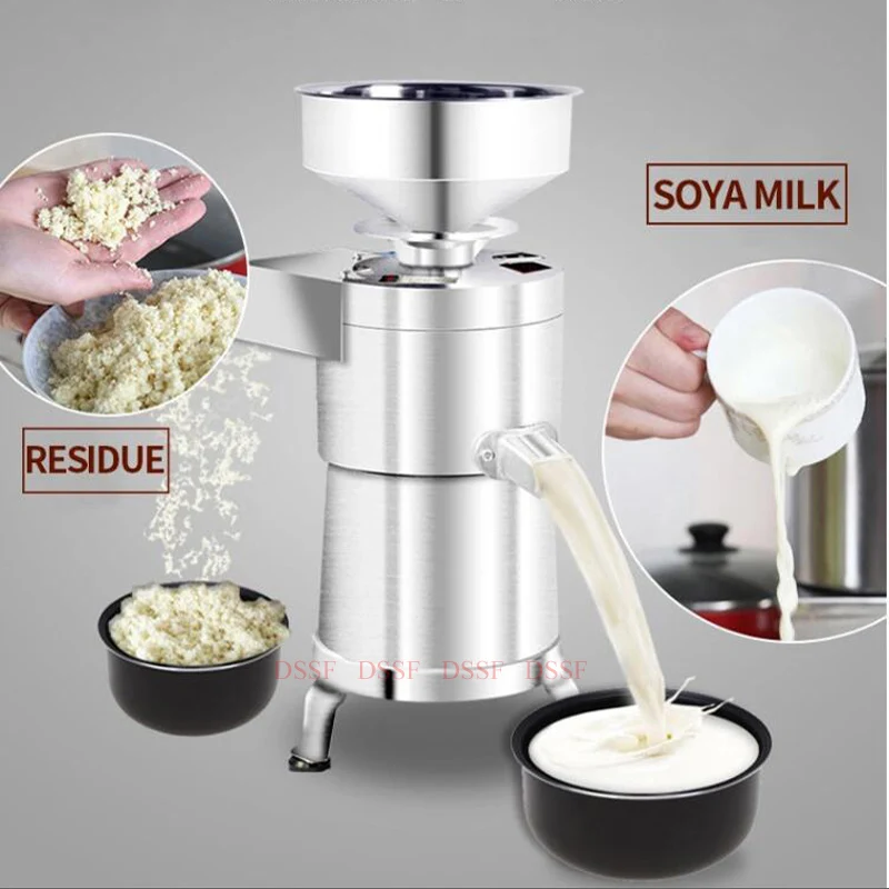 

110/220V Commercial Soybean Milk Machine Filter-free Refiner Soymilk Machine Electric Semi-automatic Juicer Blender