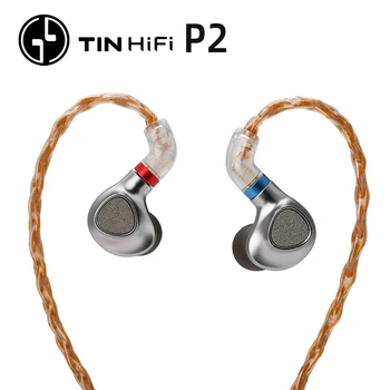 TINHiFi P2 1DD High resolution plane In Ear Earphone Metal HIFI Music Monitor Headset With 3.5mm 2PIN Replaceable Cable Earphone 1