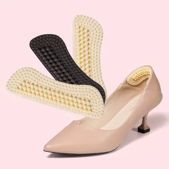 

1 Pairs Heel Liner Foot Care Sticker Pad Heel Skin Protector Anti Wear Paste Anti Blister Elastic Soft Columnar Foot Care Tool