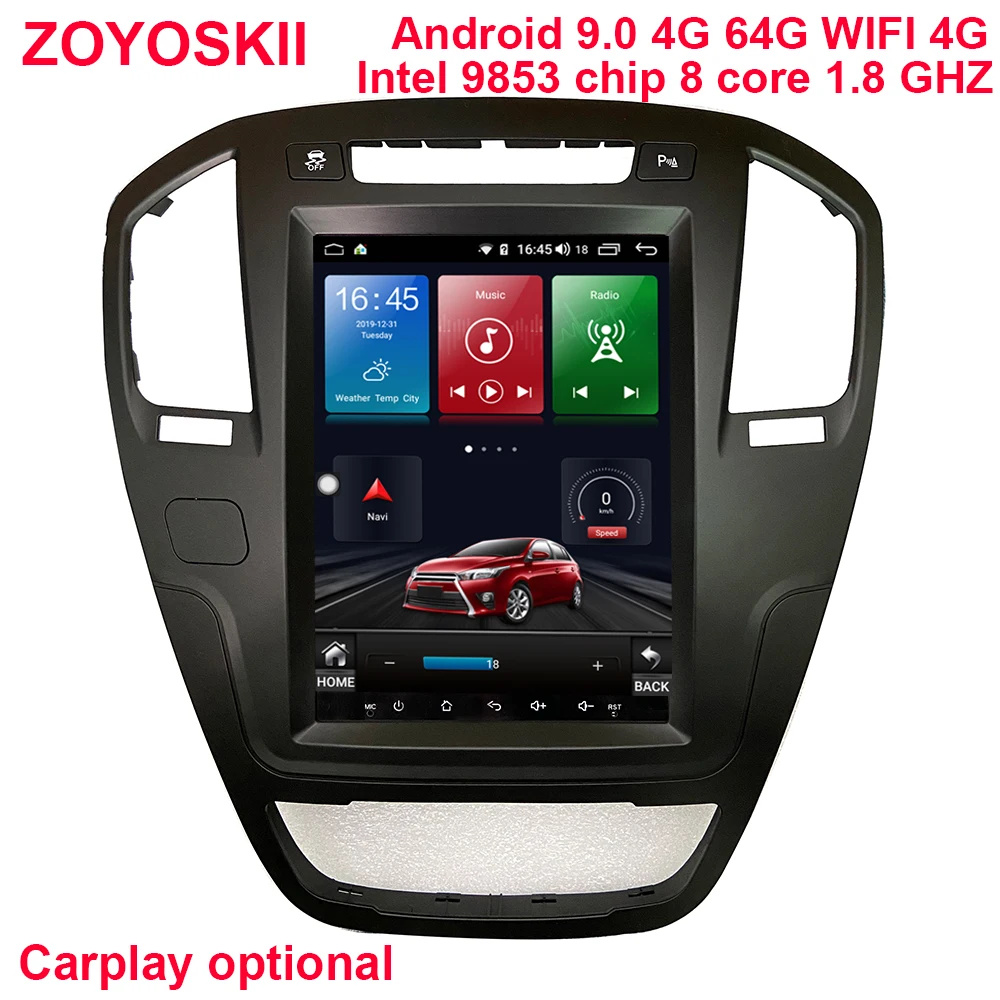 ZOYOSKII Android 9.0 os 10.4 inch car gps multimedia radio bluetooth navigation player for Opel insignia 2009-2013 carplay ZOYOSKII Android 9.0 os 10.4 inch car gps multimedia radio bluetooth navigation player for Opel insignia 2009-2013 carplay