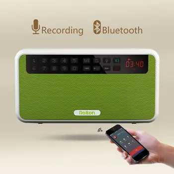 

TWISTER.CK Bluetooth Speakers FM Radio Clear Bass Dual Track Speaker TF Card USB Music Player Rolton