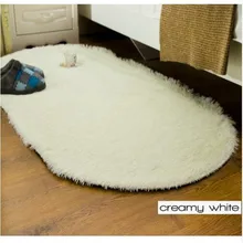 Большого размера, мягкий Овальный коврик из искусственного меха ковры коврики Нескользящие Коврики для гостиной Гостиная Спальня по поставке товаров для дома