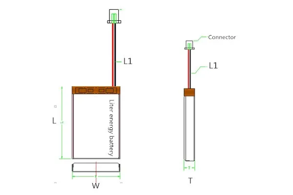 1,0 мм 5pin разъем на заказ 3,7 V 4070135 5000mah планшетный ПК аккумулятор литий-полимерный аккумулятор