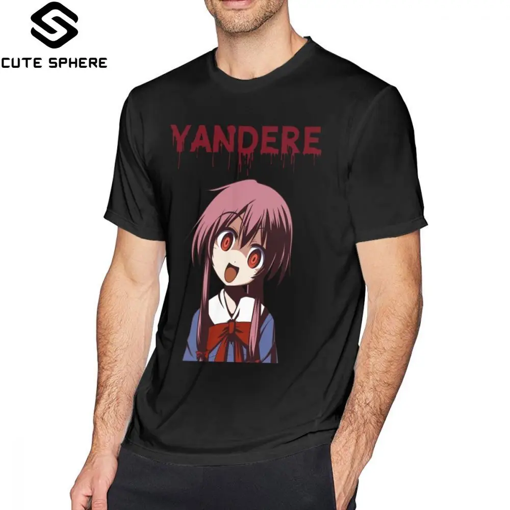 Костюм Мирай Никки футболка Yandere Gasai Yuno Mirai Nikki 4xl хлопковая Футболка модная