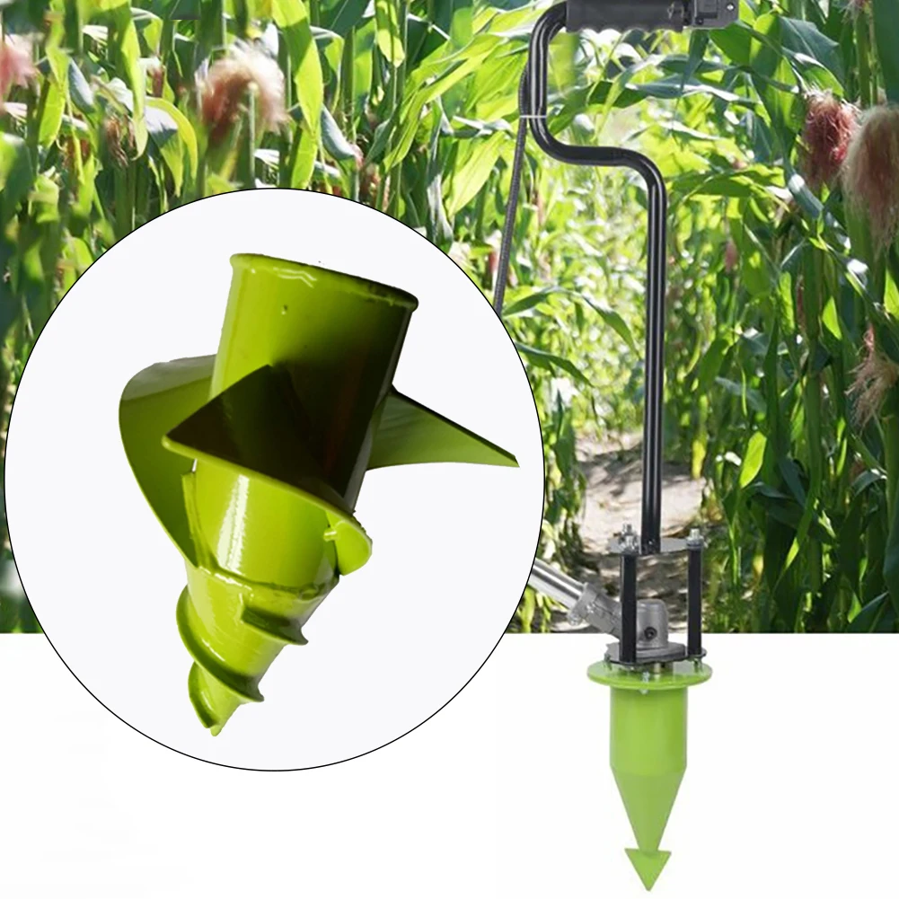 

Iron Punching Machine Cultivation Tool Ground Mower Drilling Hole 20x20cm Home Replacement Tobacco Drill Bit Planter Accessory