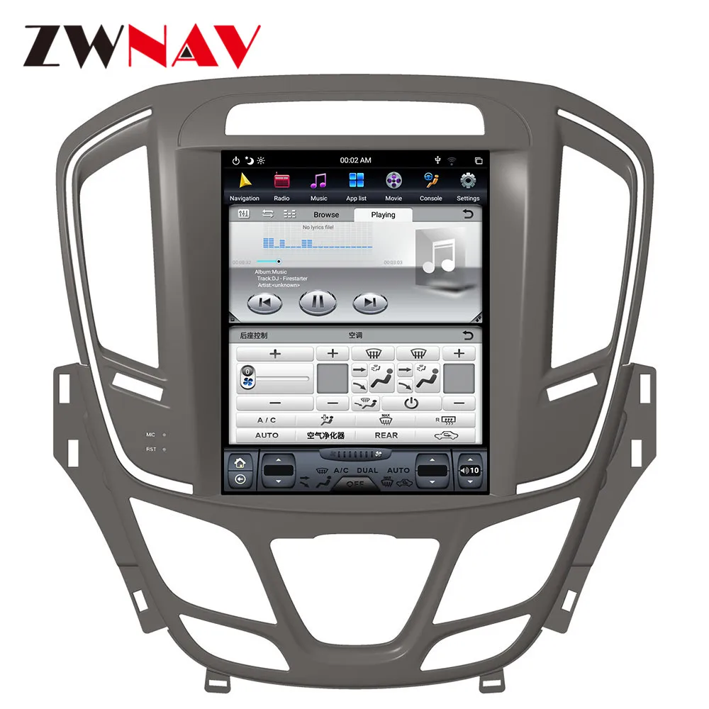 Discount Android 8.1 Tesla style 4GB RAM Car GPS Navigation For Buick Regal 2014-2018 Car radio tape recorder head unit multimedia player 7