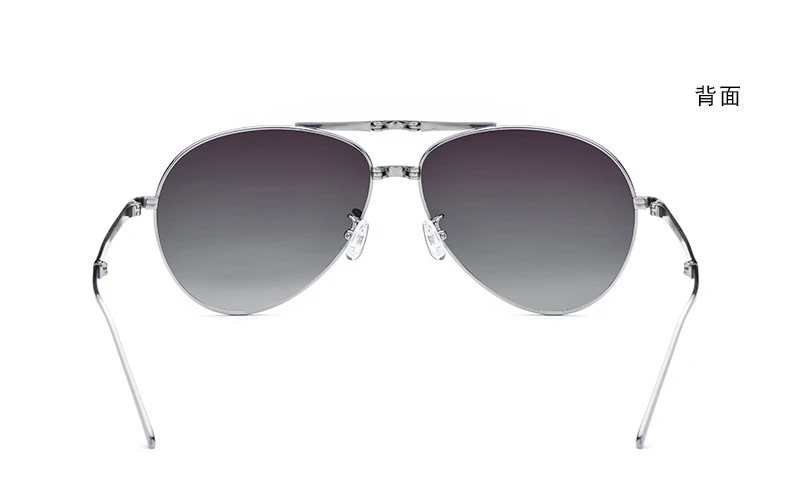Мужские Ультра-зеркальные складные поляризованные солнцезащитные очки из чистого титана, светильник для вождения 1838