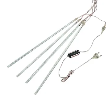 

30cm New Meteor Shower Falling Star Rain Drop Icicle Snow LED Xmas Tree String Light outdoor bling night glow props Xmas Decor