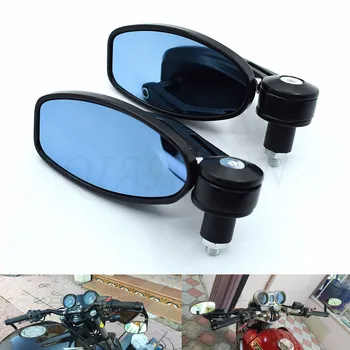 

Universal 22mm 7/8" Motorcycle Handle Bar End Rearview Side Mirrors for Honda CB599 CB600 CB919 CBR600 CBR900RR VTX1300 NC700