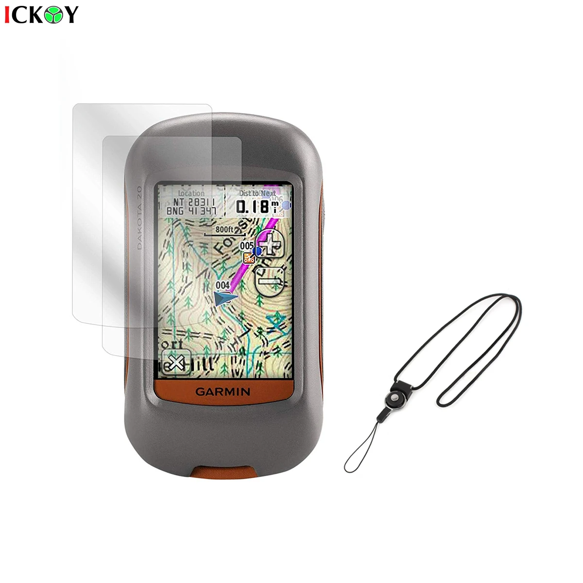 2 stuks Screen Protector Cover Shield Film + Afneembare Hals Lanyard  Wandelen Handheld GPS Garmin Dakota 20 10 Accessoires|Smart Accessories| -  AliExpress