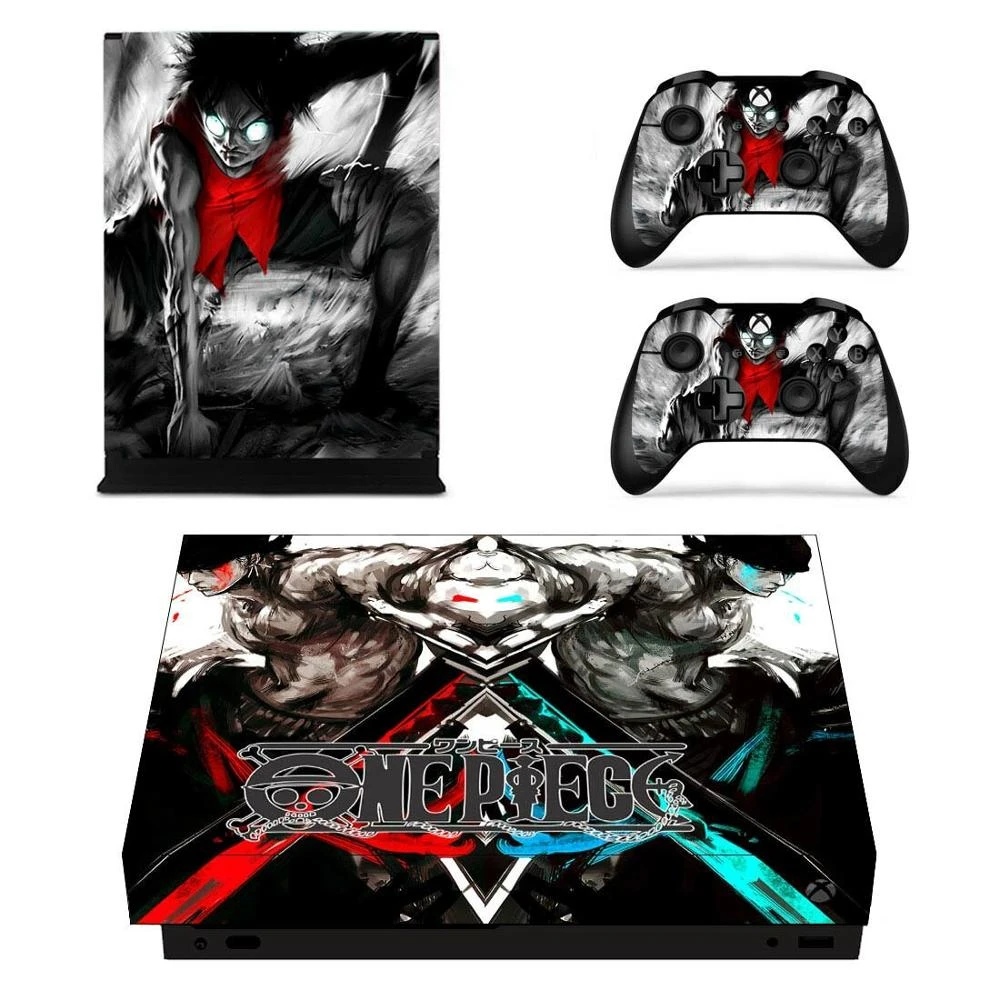 One Piece Luffy Game Cover Skin Console Controller Decal Stickers For Xbox One X Skin Stickers Vinyl Stickers Aliexpress